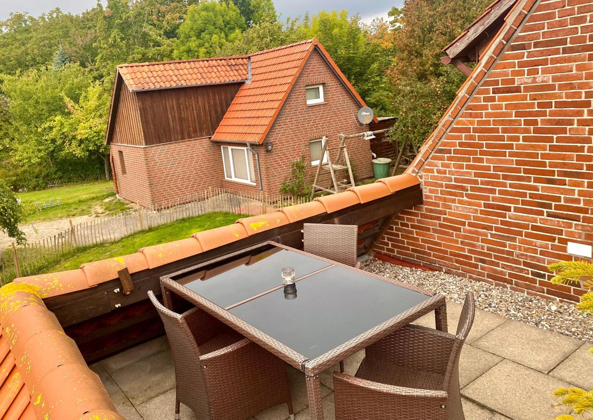 194 Fewo Dat Luetjehuus Mit Dachterrasse Im Ersten Stock Lütjenburg Exterior foto