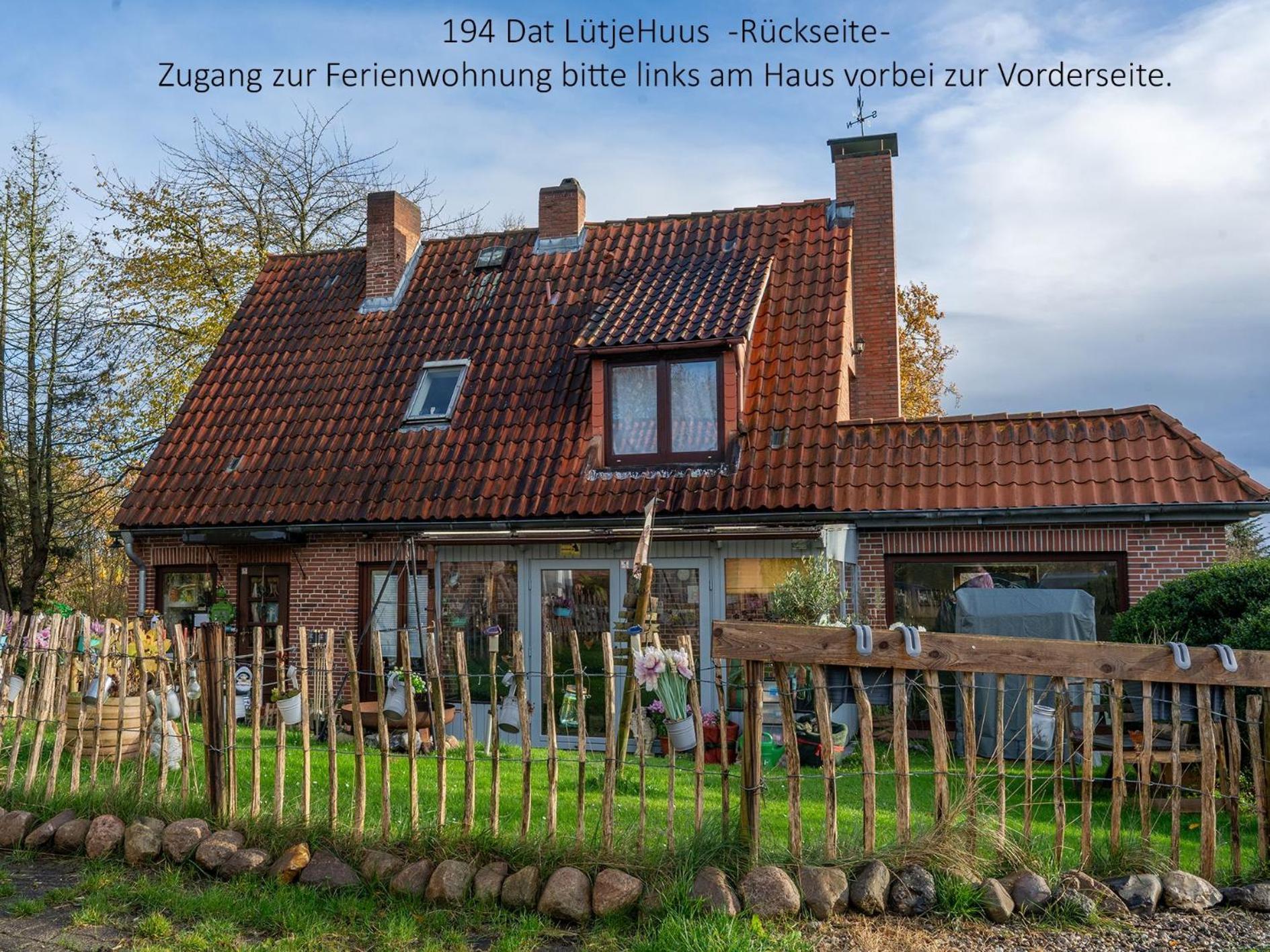 194 Fewo Dat Luetjehuus Mit Dachterrasse Im Ersten Stock Lütjenburg Exterior foto